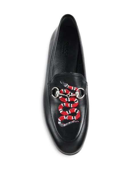 gucci snake fur loafers|Gucci lace up loafers.